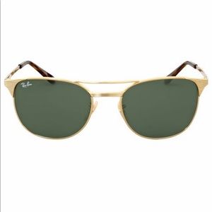 Ray Ban Gold Wayfarer Sunglasses